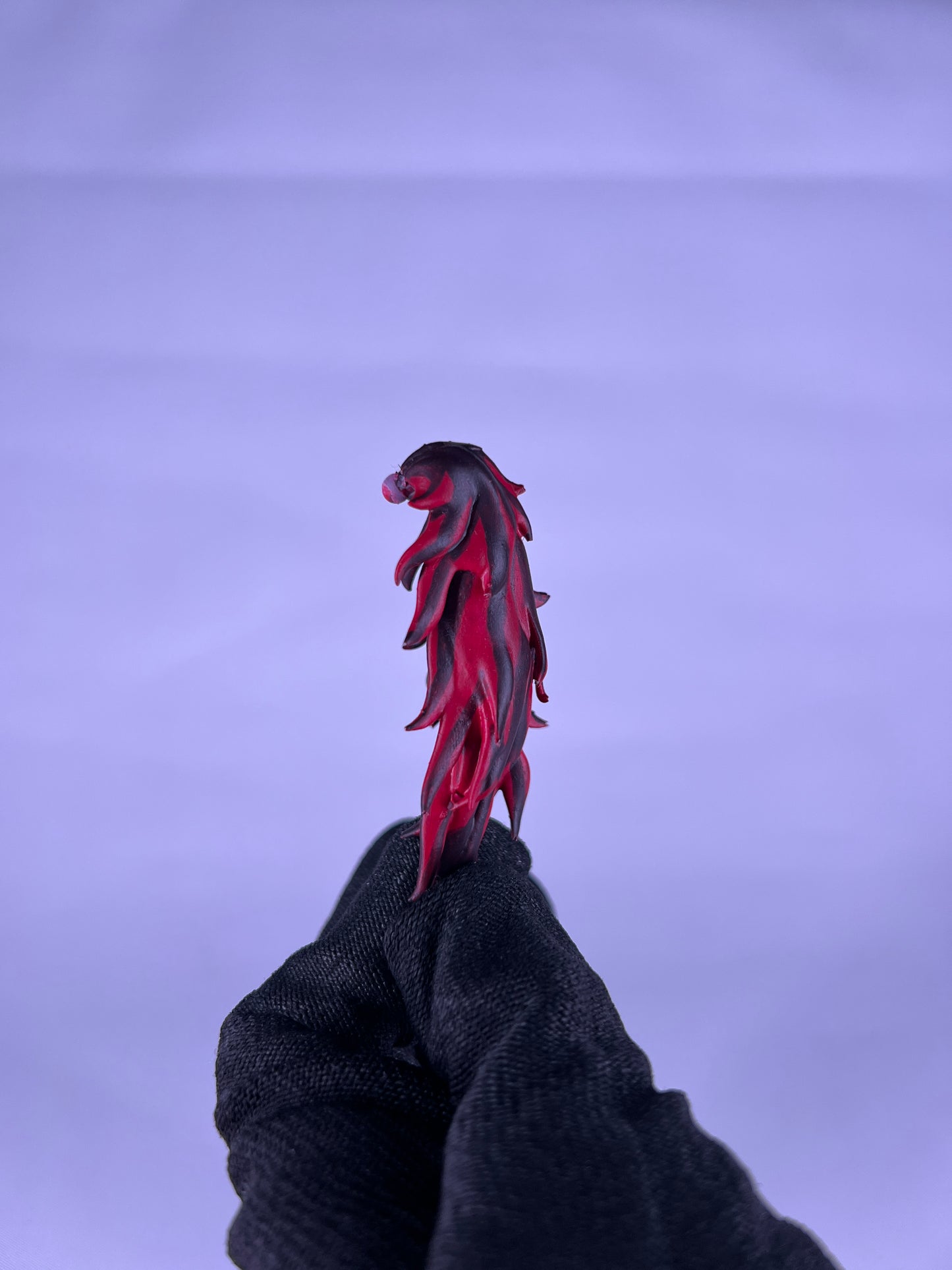 Tête sculptée de Kokushibo (peinte)