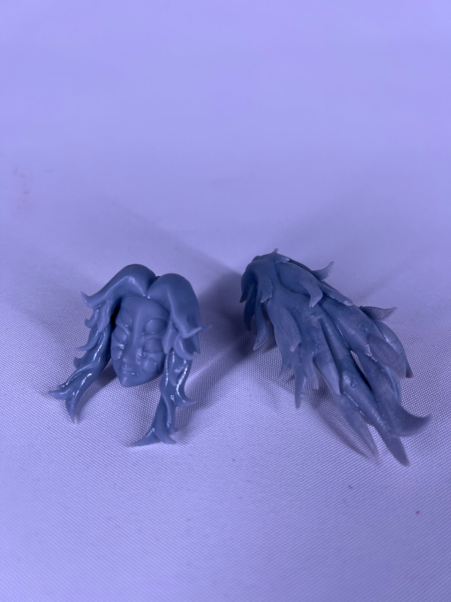 Tête sculptée de Kokushibo (brut)