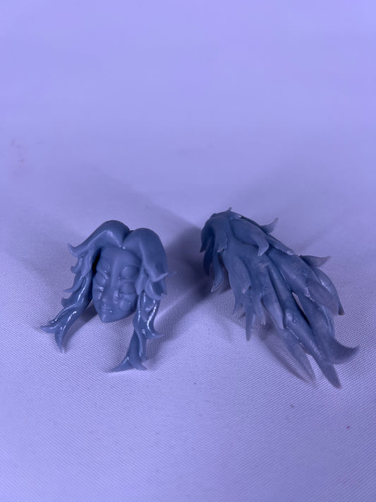 Tête sculptée de Kokushibo (brut)