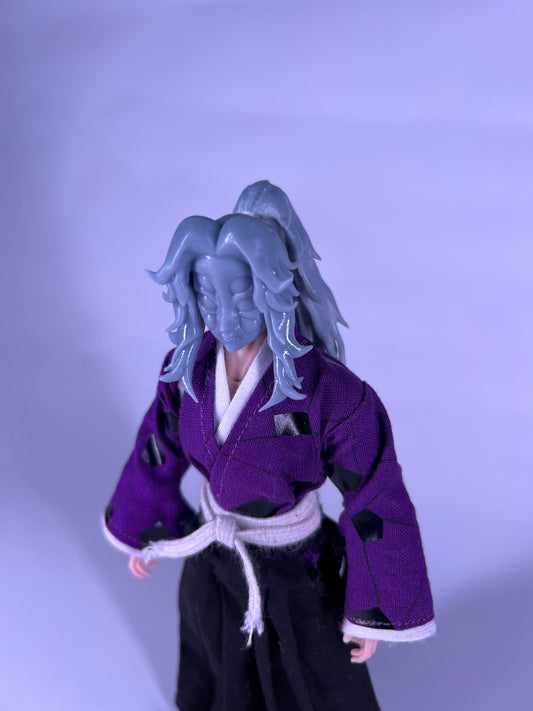 Tête sculptée de Kokushibo (brut)