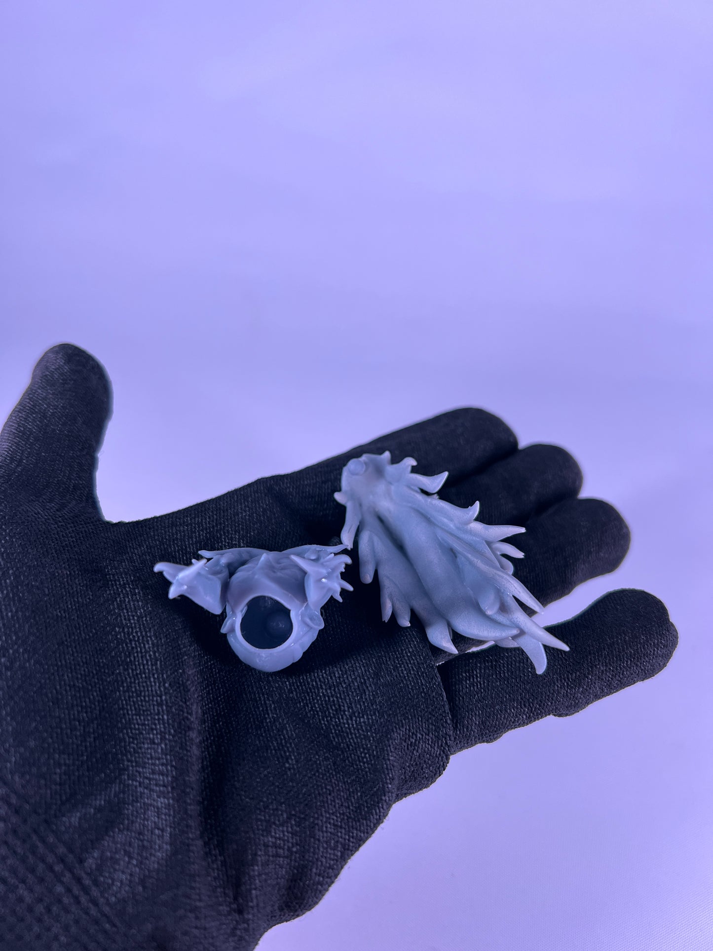 Tête sculptée de Kokushibo (brut)