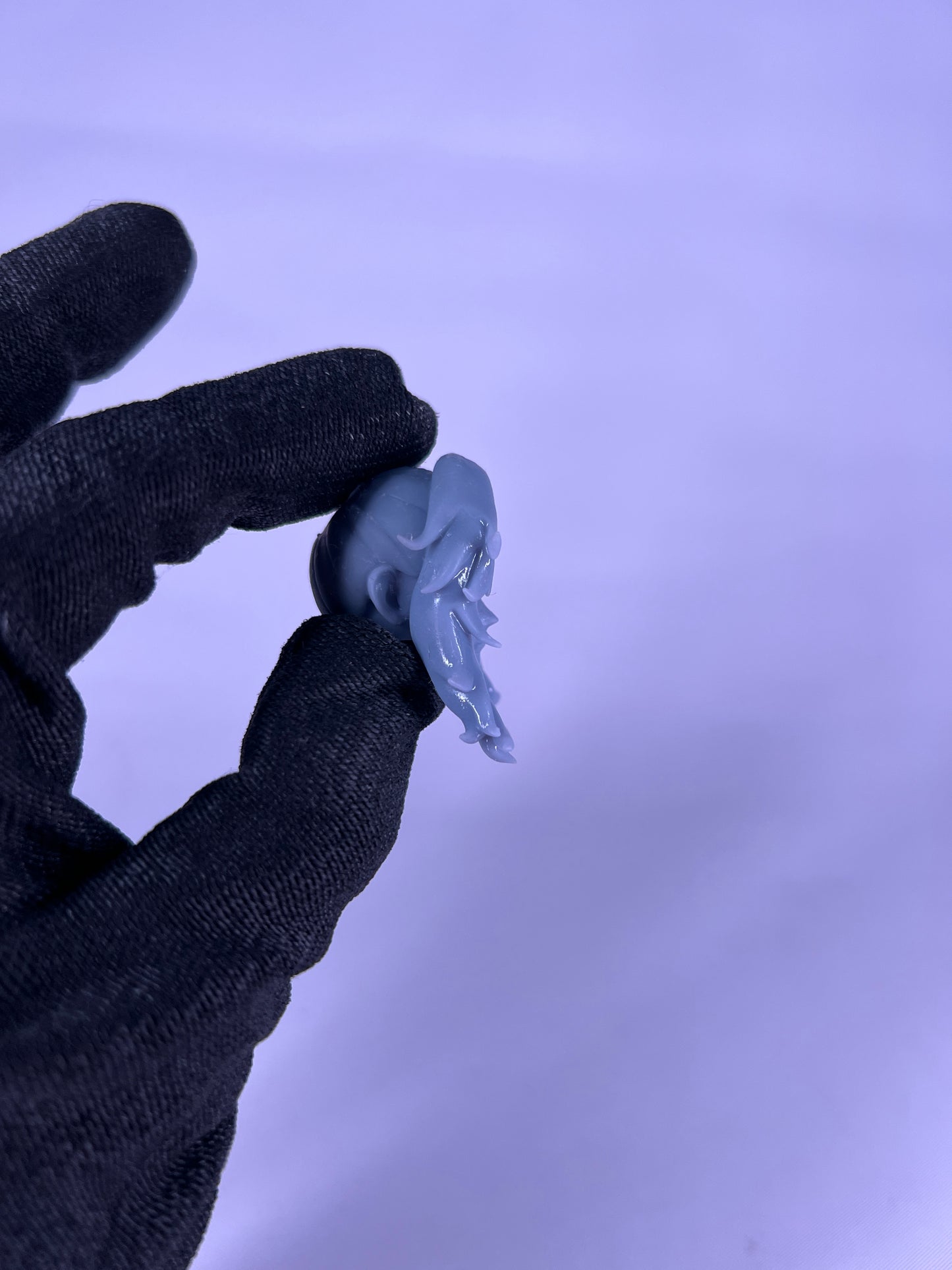 Tête sculptée de Kokushibo (brut)