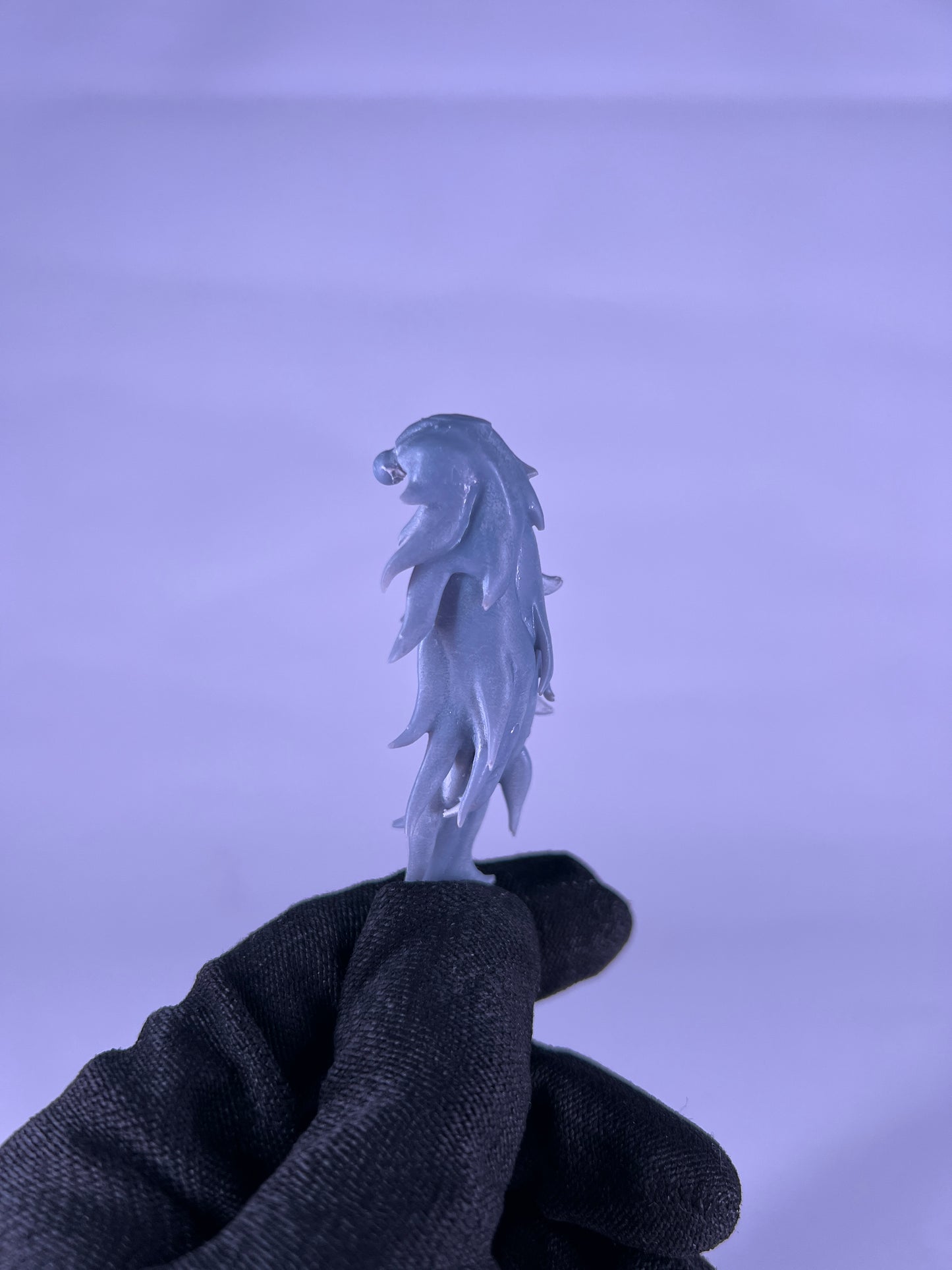 Tête sculptée de Kokushibo (brut)