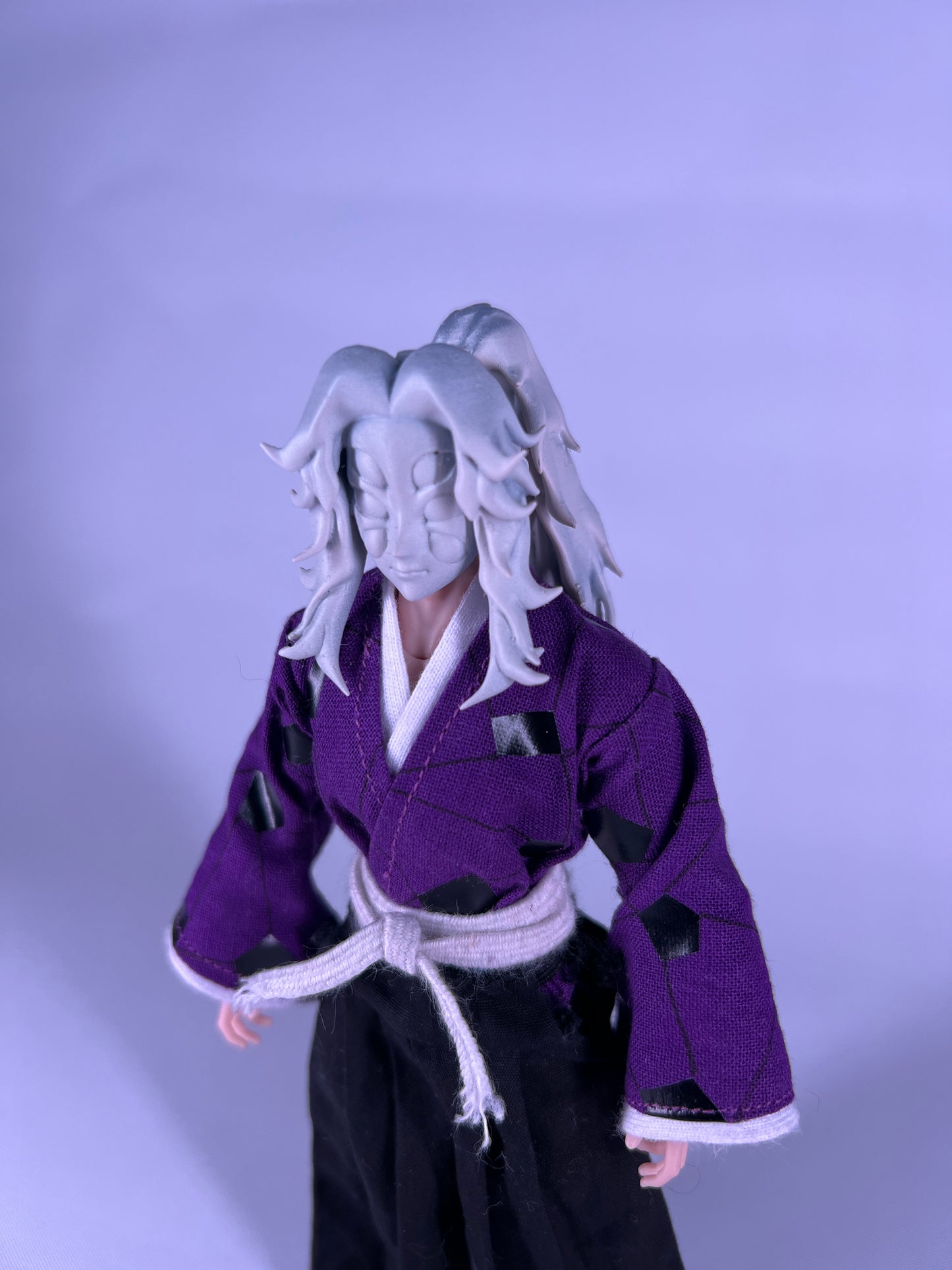 Tête sculptée de Kokushibo (apprêtée)