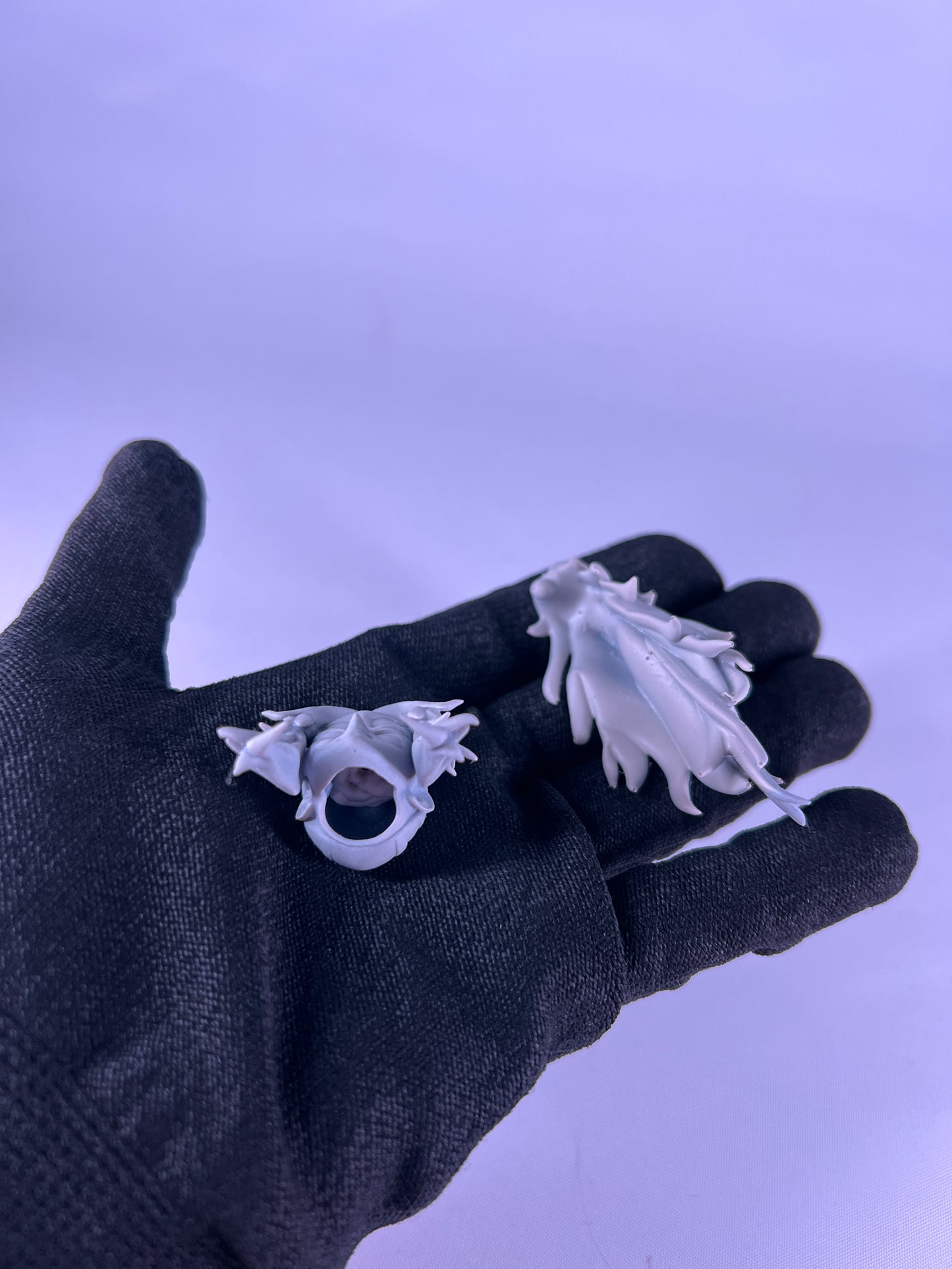 Tête sculptée de Kokushibo (apprêtée)