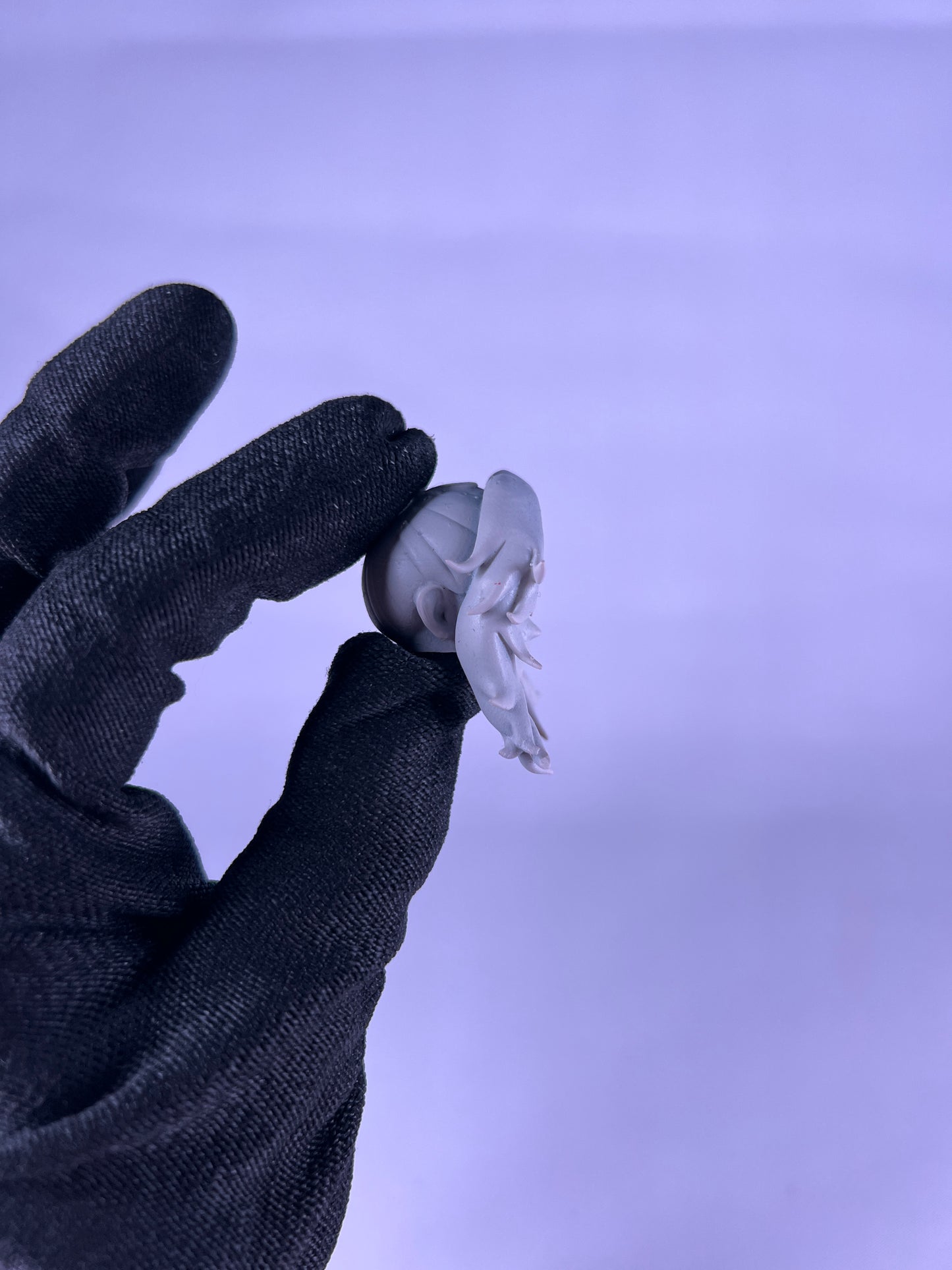 Tête sculptée de Kokushibo (apprêtée)