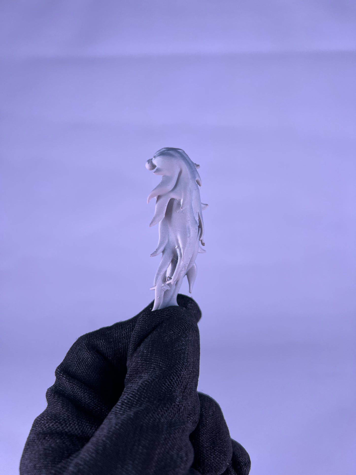 Tête sculptée de Kokushibo (apprêtée)