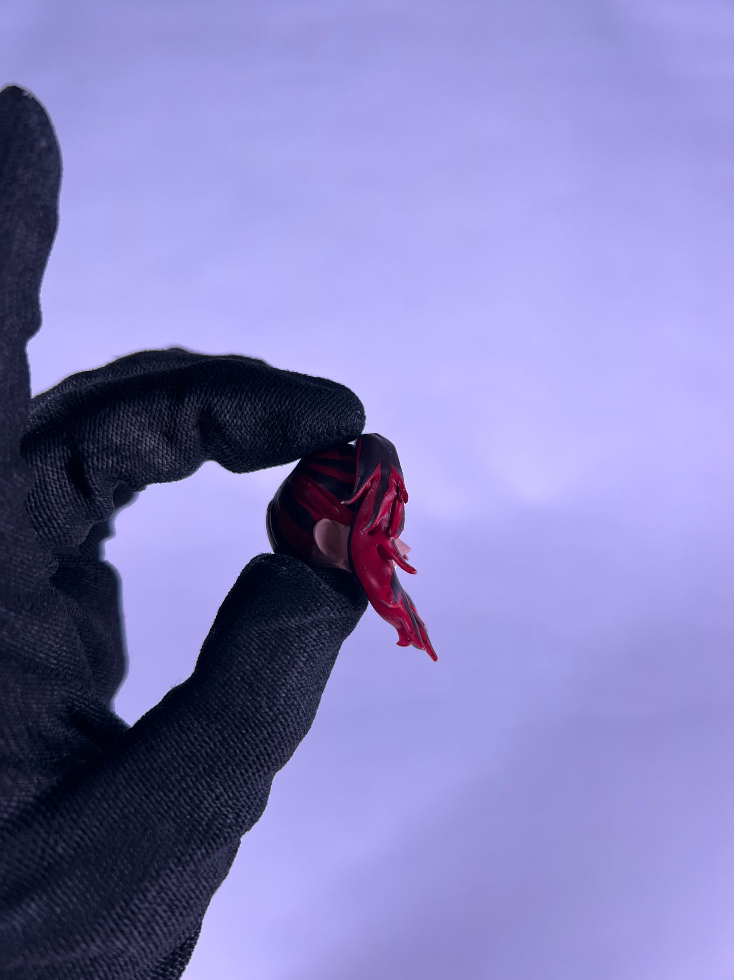 Painted "I  Will Not Die" (WITH Hair)