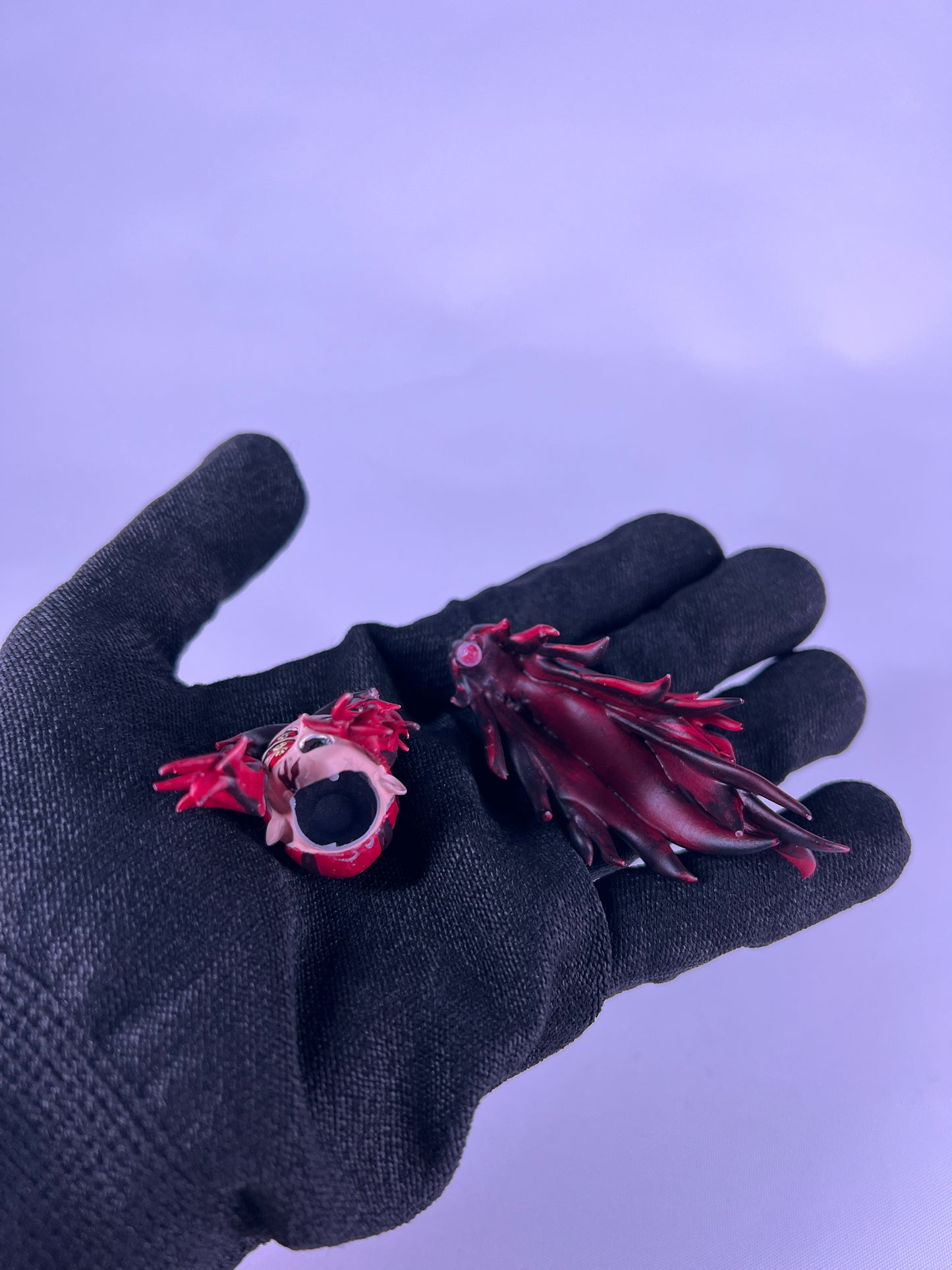 Painted "I  Will Not Die" (WITH Hair)